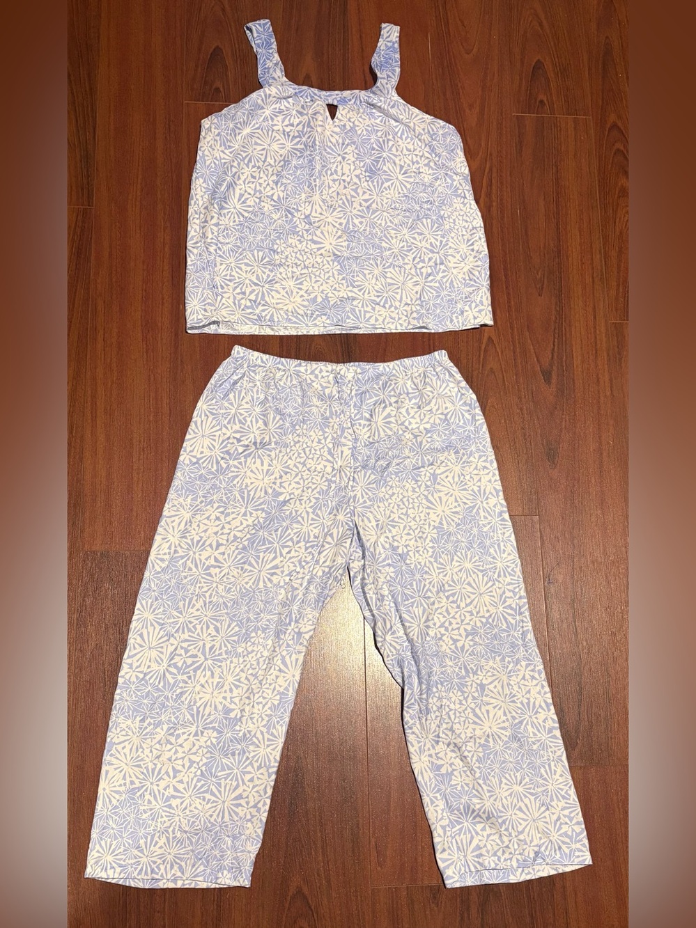 Oscar de la Renta Size Large Lounge Set Pajama Set
